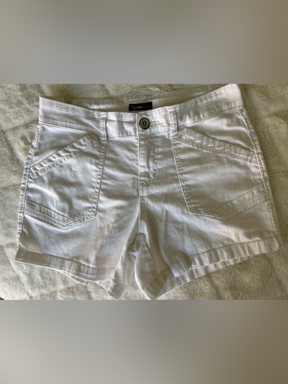 UNIONBAY Supplies Alix Stretch Twill Utility Shorts - Picture 3 of 12